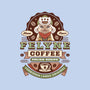 Felyne Palico Coffee Vintage-Mens-Basic-Tee-LAGELANTEE