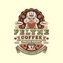 Felyne Palico Coffee Vintage-Mens-Basic-Tee-LAGELANTEE