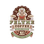 Felyne Palico Coffee Vintage-Mens-Basic-Tee-LAGELANTEE