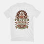 Felyne Palico Coffee Vintage-Unisex-Basic-Tee-LAGELANTEE