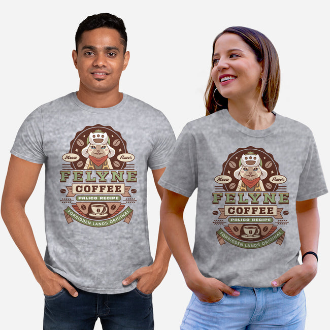 Felyne Palico Coffee Vintage-Unisex-Basic-Tee-LAGELANTEE