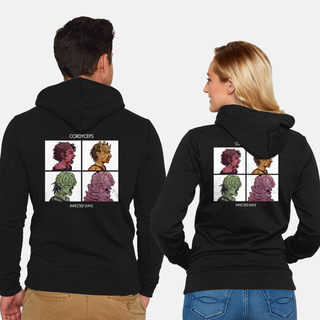 Cordyceps Infected Days-Unisex-Zip-Up-Sweatshirt-Zaia Bloom