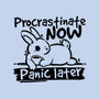 Procrastinate Now Panic Later-None-Drawstring-Bag-NemiMakeit