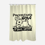Procrastinate Now Panic Later-None-Polyester-Shower Curtain-NemiMakeit
