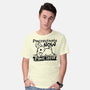 Procrastinate Now Panic Later-Mens-Basic-Tee-NemiMakeit