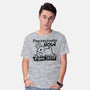 Procrastinate Now Panic Later-Mens-Basic-Tee-NemiMakeit