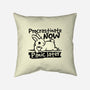 Procrastinate Now Panic Later-None-Removable Cover w Insert-Throw Pillow-NemiMakeit