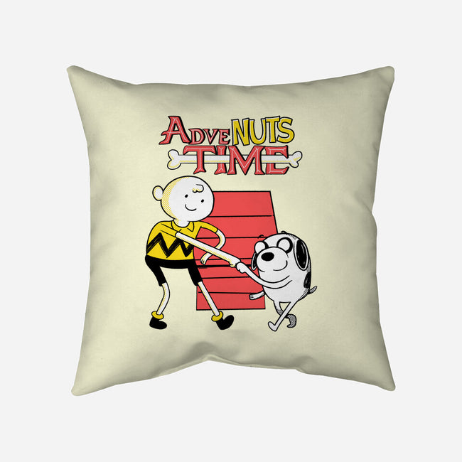 Adven-Nuts Time-None-Removable Cover w Insert-Throw Pillow-estudiofitas
