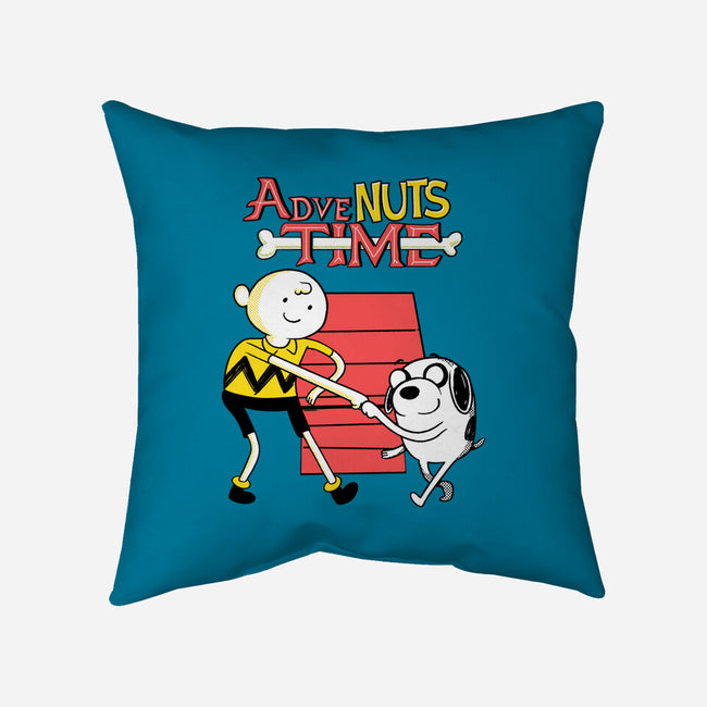 Adven-Nuts Time-None-Removable Cover w Insert-Throw Pillow-estudiofitas