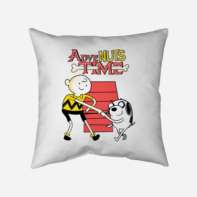 Adven-Nuts Time-None-Removable Cover w Insert-Throw Pillow-estudiofitas