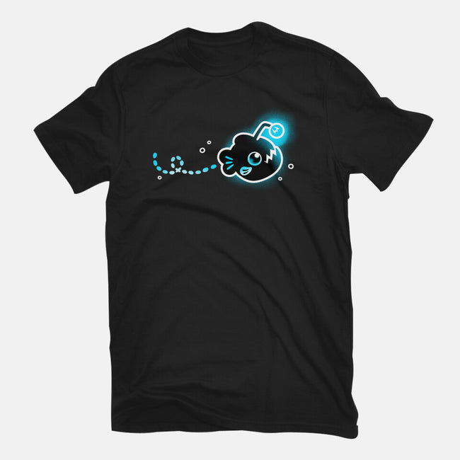 Swimming Anglerfish-Unisex-Basic-Tee-NemiMakeit