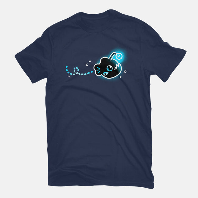Swimming Anglerfish-Unisex-Basic-Tee-NemiMakeit