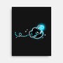 Swimming Anglerfish-None-Stretched-Canvas-NemiMakeit