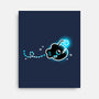 Swimming Anglerfish-None-Stretched-Canvas-NemiMakeit