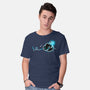 Swimming Anglerfish-Mens-Basic-Tee-NemiMakeit