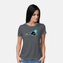 Swimming Anglerfish-Womens-Basic-Tee-NemiMakeit