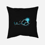 Swimming Anglerfish-None-Removable Cover w Insert-Throw Pillow-NemiMakeit