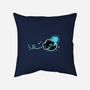 Swimming Anglerfish-None-Removable Cover w Insert-Throw Pillow-NemiMakeit