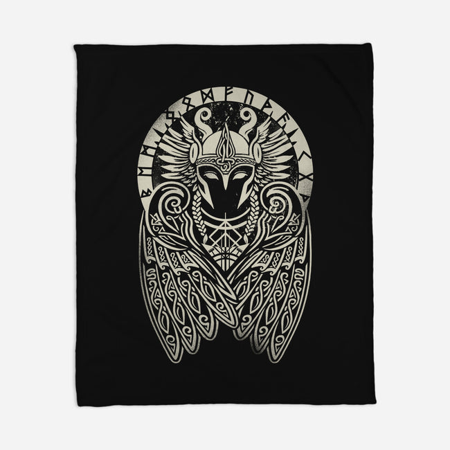 Valkyrie Warrior-None-Fleece-Blanket-NemiMakeit