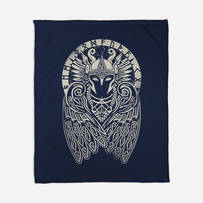 Valkyrie Warrior-None-Fleece-Blanket-NemiMakeit