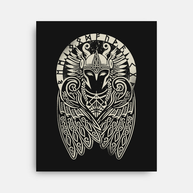 Valkyrie Warrior-None-Stretched-Canvas-NemiMakeit