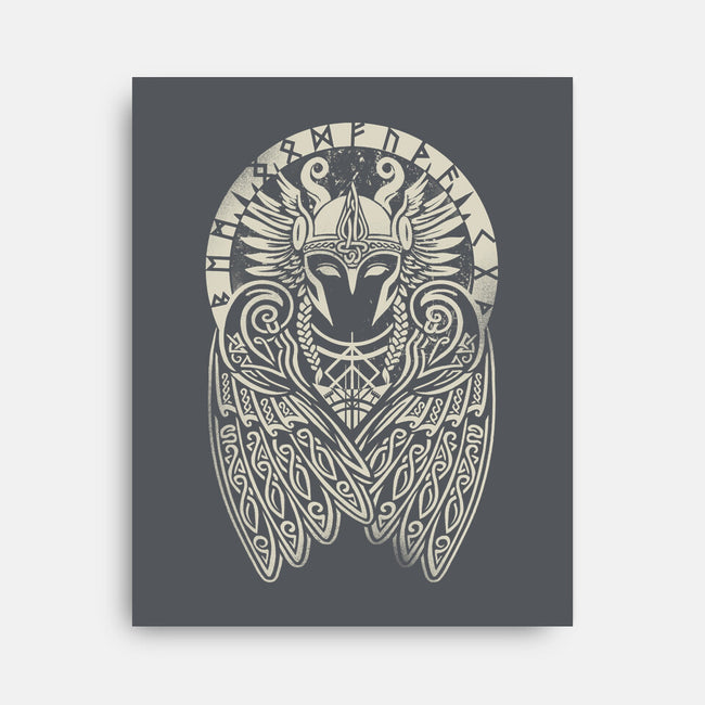 Valkyrie Warrior-None-Stretched-Canvas-NemiMakeit