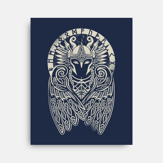 Valkyrie Warrior-None-Stretched-Canvas-NemiMakeit