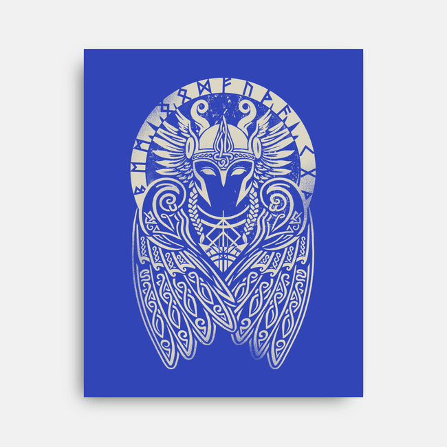 Valkyrie Warrior-None-Stretched-Canvas-NemiMakeit