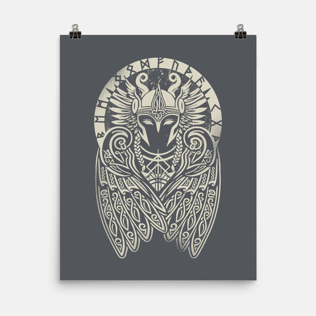 Valkyrie Warrior-None-Matte-Poster-NemiMakeit