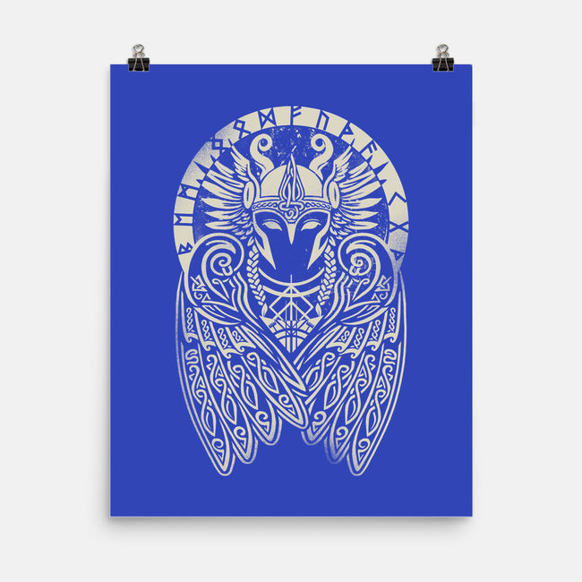Valkyrie Warrior-None-Matte-Poster-NemiMakeit