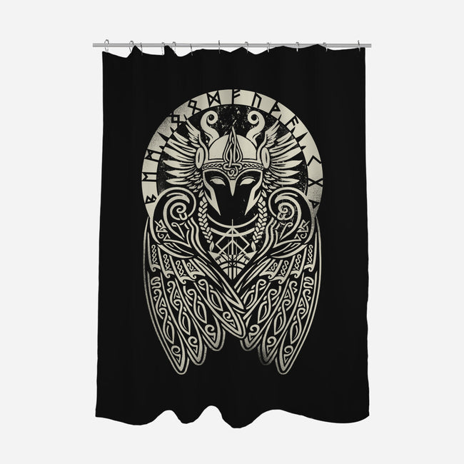 Valkyrie Warrior-None-Polyester-Shower Curtain-NemiMakeit