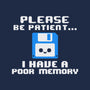 Floppy Poor Memory-None-Drawstring-Bag-NemiMakeit