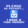 Floppy Poor Memory-None-Drawstring-Bag-NemiMakeit