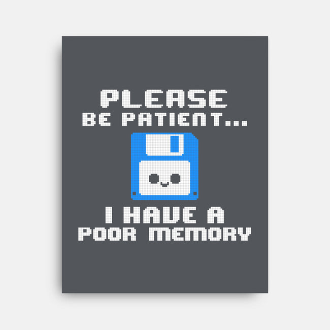 Floppy Poor Memory-None-Stretched-Canvas-NemiMakeit