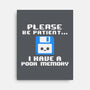 Floppy Poor Memory-None-Stretched-Canvas-NemiMakeit