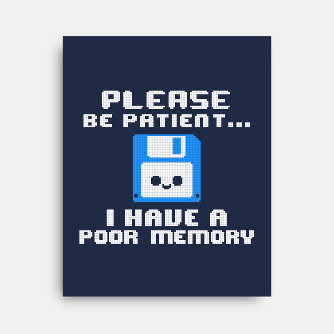 Floppy Poor Memory-None-Stretched-Canvas-NemiMakeit
