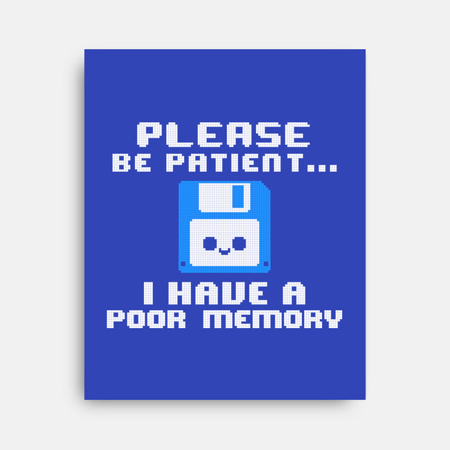 Floppy Poor Memory-None-Stretched-Canvas-NemiMakeit