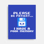 Floppy Poor Memory-None-Stretched-Canvas-NemiMakeit