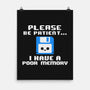 Floppy Poor Memory-None-Matte-Poster-NemiMakeit