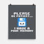 Floppy Poor Memory-None-Matte-Poster-NemiMakeit