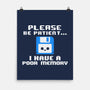 Floppy Poor Memory-None-Matte-Poster-NemiMakeit