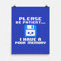 Floppy Poor Memory-None-Matte-Poster-NemiMakeit