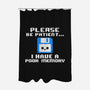 Floppy Poor Memory-None-Polyester-Shower Curtain-NemiMakeit