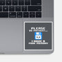 Floppy Poor Memory-None-Glossy-Sticker-NemiMakeit