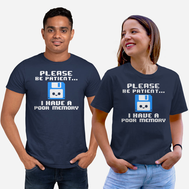 Floppy Poor Memory-Unisex-Basic-Tee-NemiMakeit