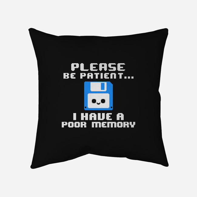 Floppy Poor Memory-None-Removable Cover w Insert-Throw Pillow-NemiMakeit