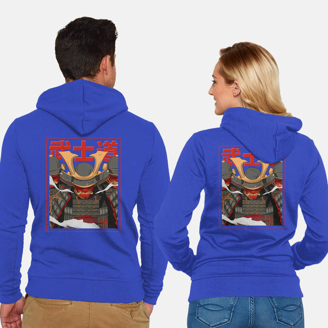Shadow Samurai-Unisex-Zip-Up-Sweatshirt-hirolabs
