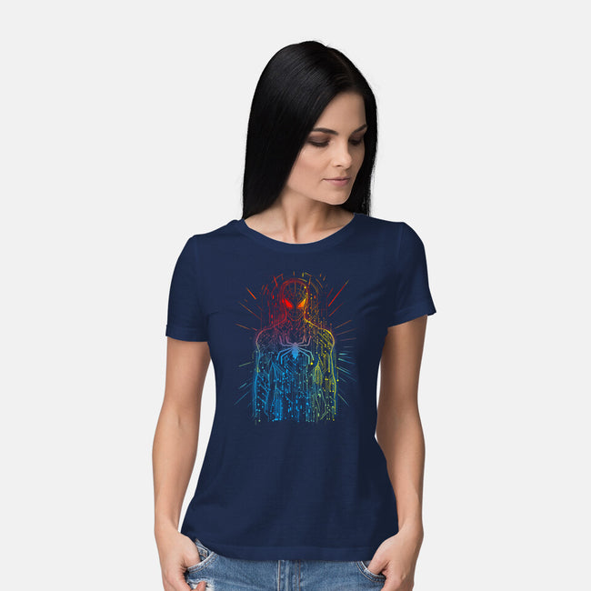 Spider Board-Womens-Basic-Tee-kharmazero