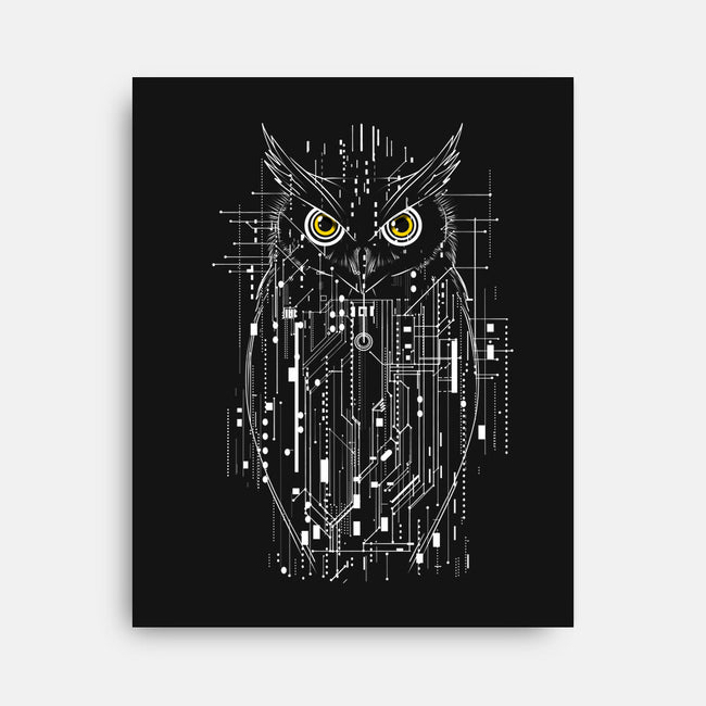 Owl Of Tomorrow-None-Stretched-Canvas-kharmazero