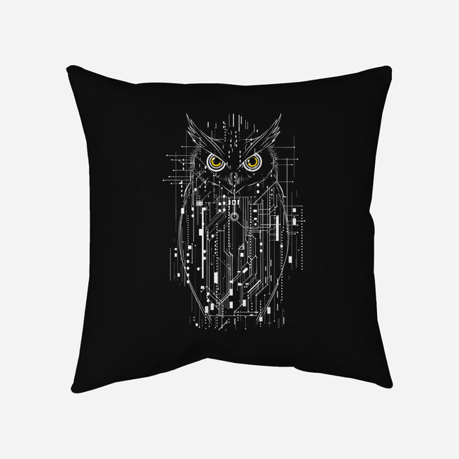Owl Of Tomorrow-None-Removable Cover w Insert-Throw Pillow-kharmazero